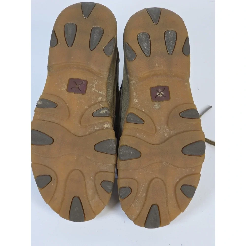 Twisted X Kids Size 2 Painted Cactus Arrow Leather Deck Shoes Moc Loafers Chill